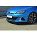 Накладка сплиттер на передний бампер на Opel Astra J OPC / VXR